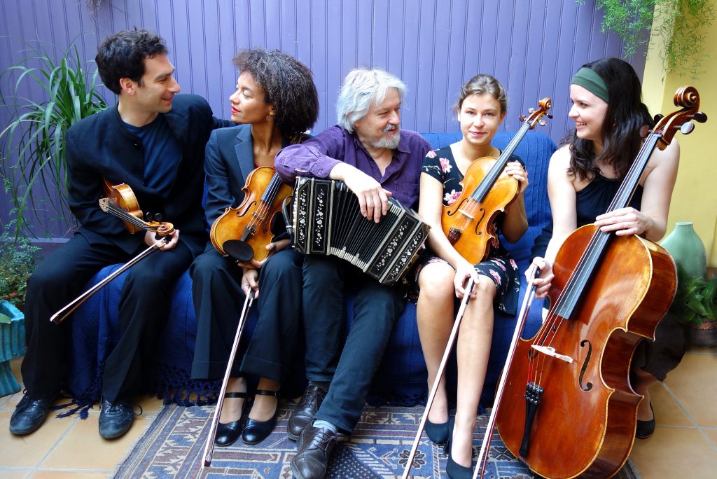 Olivier Manoury et le quatuor Sésame photo ©Edda Erlendsdottir /Kristel Labarry